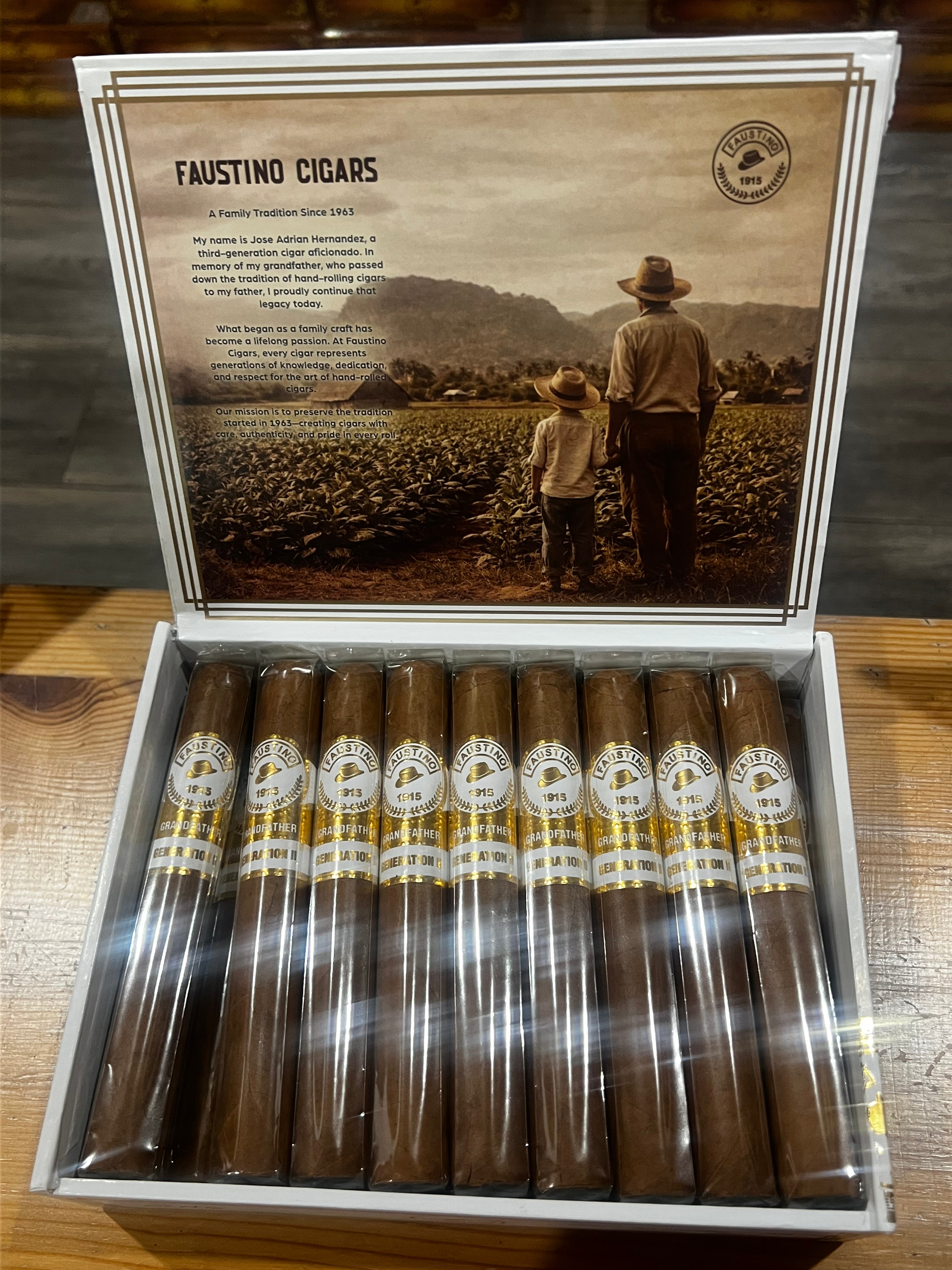 The grandfather selection generation II ( the box contains 20 cigars.)